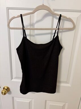 LOFT NWT Women's Black Sparkle Cami